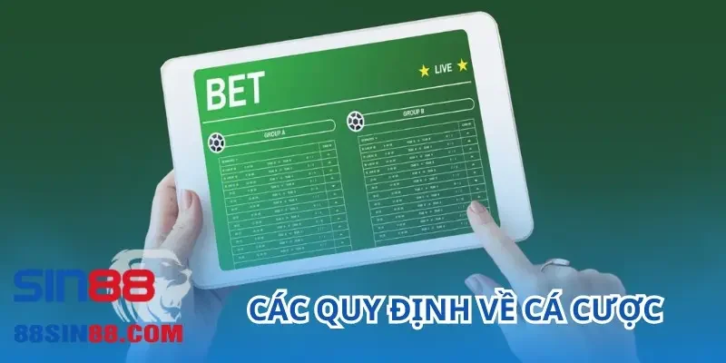 Điều Khoản Điều Kiện SIN88 - Thông Tin Và Cập Nhật Mới Nhất 3 Các quy định về cá cược